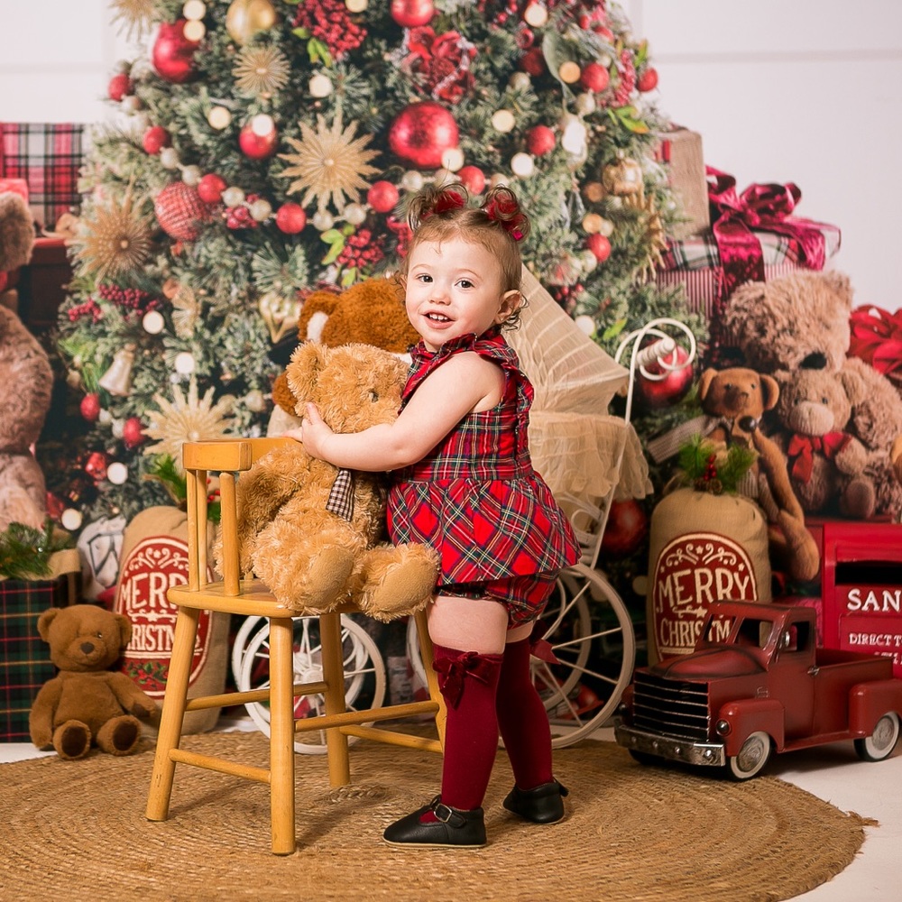 Janie and Jack Red Christmas outfit